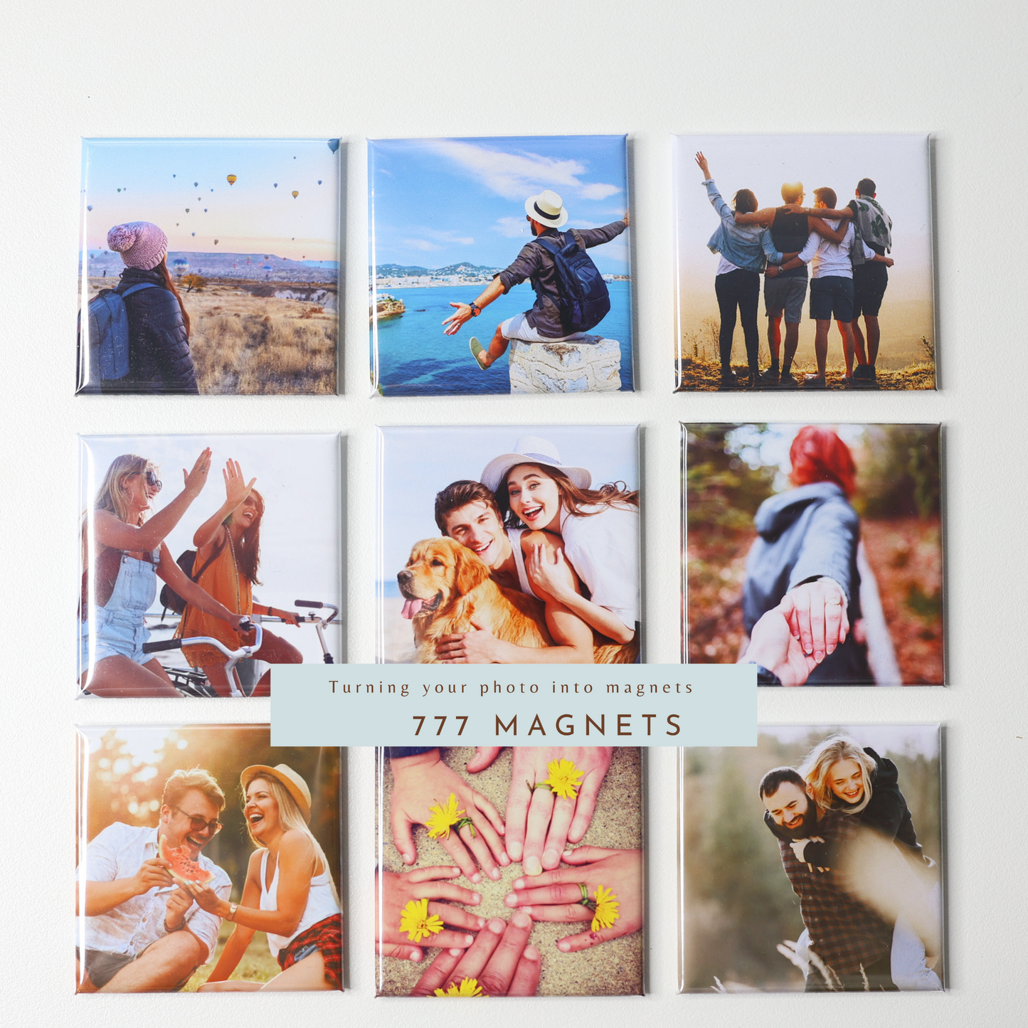 Custom photo Magnets - Set of 9 | Custom gift | Fridge magnets | Magnet set | Photo magnet | Mothers day gift